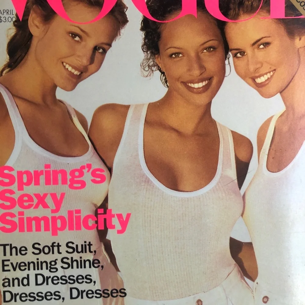 Vogue APRIL 1994 Brandi Q/Briget Hall/Niki Taylor - Picture 5 of 10